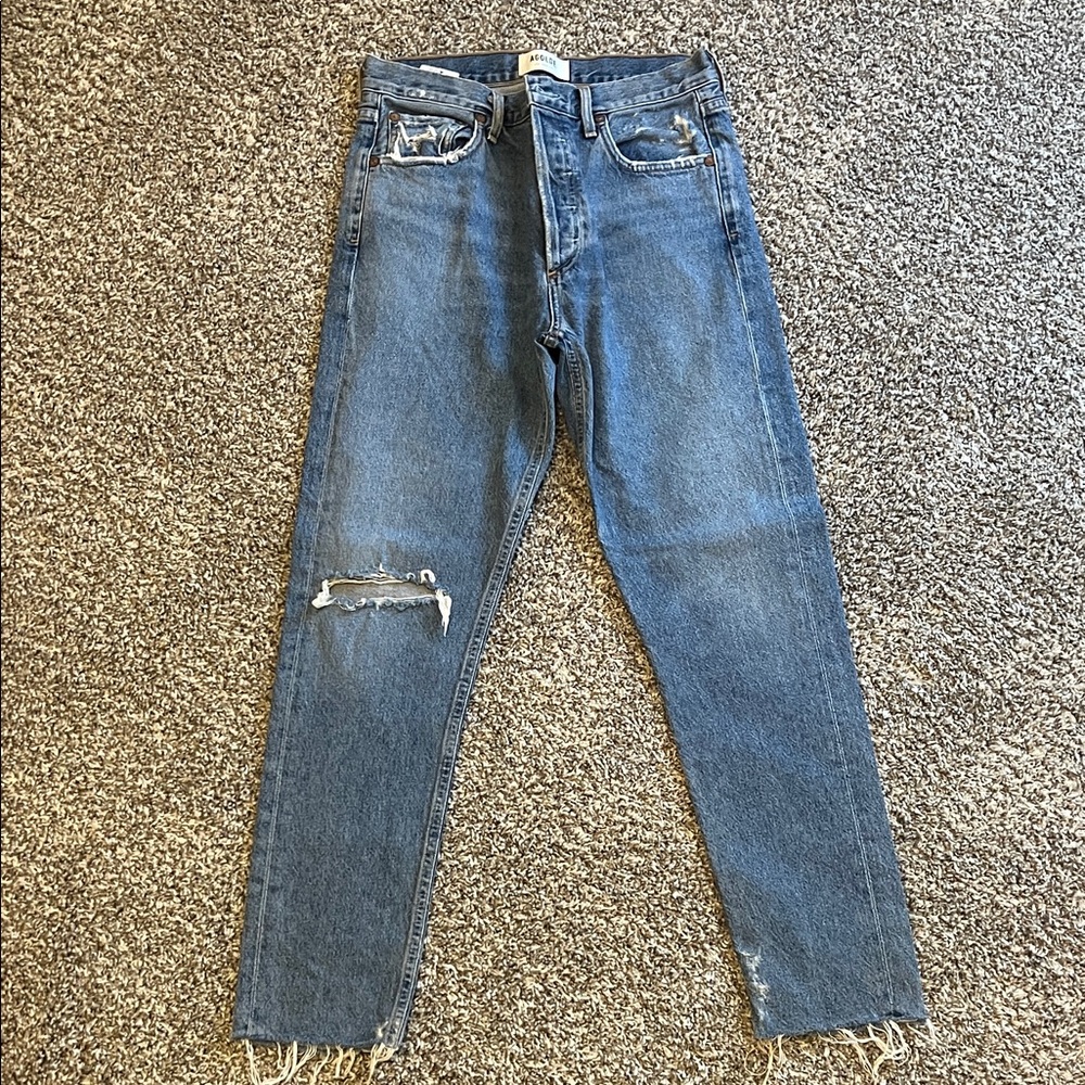 Agolde women’s distressed jean